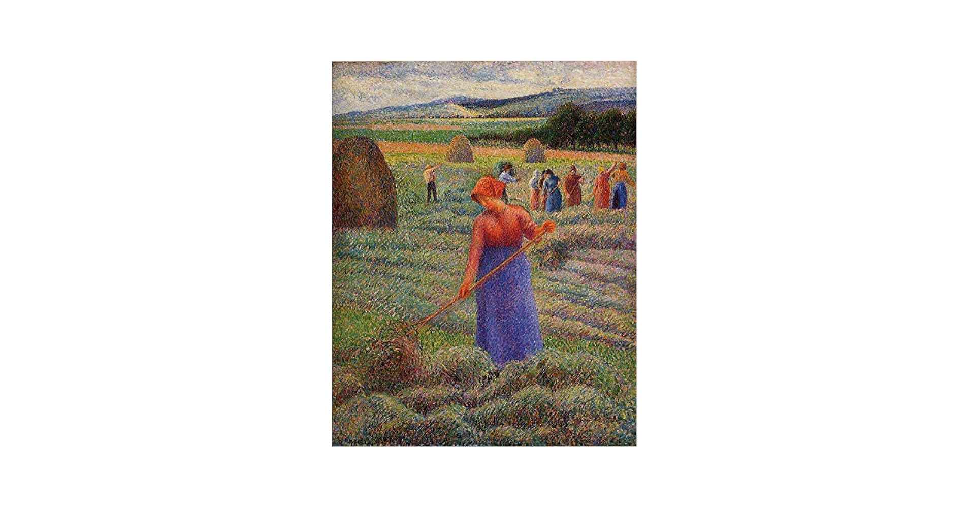 Amazon.co.jp: アート 絵画 エラニーの干し草屋 1889 カミーユ